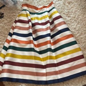 Rare.  EUC Carolina Herrera Midi A-Line Skirt with Pleats-